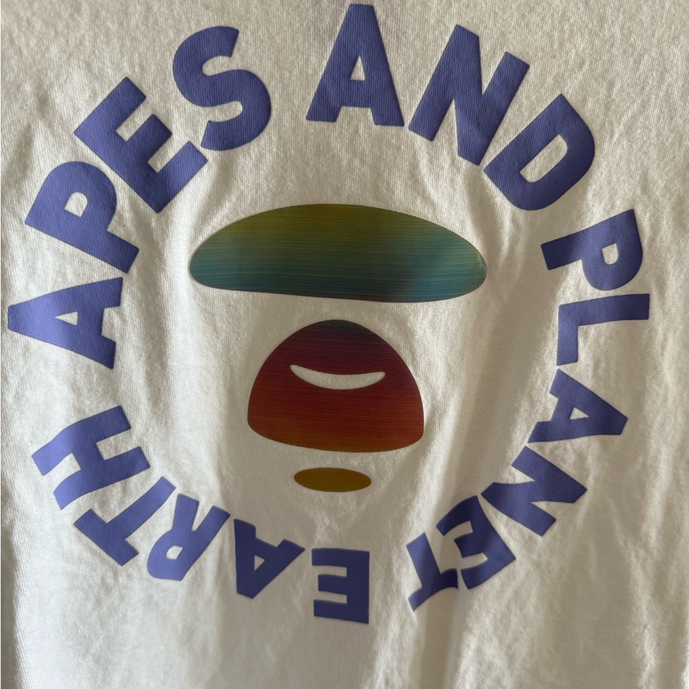 A bathing ape Graphic Tee with Colorful Design